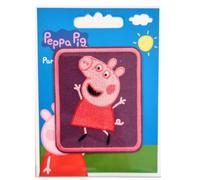 COMERCIAL MERCERA, Parches de Ropa Termoadhesivos, Peppa Pig, Parche para Camisetas, Gorras, Mochilas Escolares, 100% Poliéster (Peppa Pig Alegre)