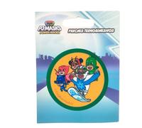 COMERCIAL MERCERA, Parches de Ropa Termoadhesivos, Pj Mask, Parche para Camisetas, Gorras, Mochilas Escolares, Impreso, 100% Poliéster (Power Heroes 2)
