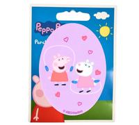 COMERCIAL MERCERA, Parches de Ropa Termoadhesivos, Rodillera, Peppa Pig, Parche para Arreglar Pantalones, Chaquetas, Impreso, 100% Poliéster (Peppa Pig y Suzy)