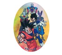 COMERCIAL MERCERA, Parches Ropa Termoadhesivos, Dragon Ball, Parche Rodillera para Arreglar Camisetas, Chaquetas, Pantalones, 100% Poliéster, 11x8 Centímetros (Grupo Dragon Ball)