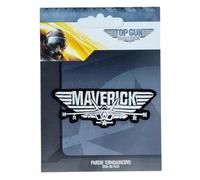 COMERCIAL MERCERA, Parches Top Gun, Parches de Ropa Termoadhesivos, Originales, Parche para Camisetas, Gorras, Mochilas Escolares, 100% Poliéster (Escudo Maverick)