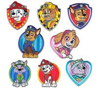 Comercial Mercera Patrulla Canina Chase Marshall Skye Parches Termoadhesivos Set de 8 para Niños con Super Cachorros Perro Héroe Aventura, Ropa Coser Manualidades Regalo Idea