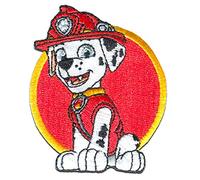 Comercial Mercera Patrulla Canina Marshall Parche Termoadhesivo 7,5 x 6 cm para Niños con Super Cachorros Perro Héroe Aventura, Ropa Coser Manualidades Regalo Idea