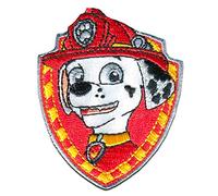 Comercial Mercera Patrulla Canina Marshall Parche Termoadhesivo 7 x 6 cm para Niños con Super Cachorros Perro Héroe Aventura, Ropa Coser Manualidades Regalo Idea