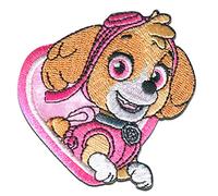 Patrulla Canina 'Skye' - Parches termoadhesivos bordados aplique para ropa, tamaño: 6,8 x 6,3 cm