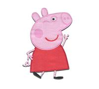 Comercial Mercera Peppa Pig Parche Termoadhesivo 6 x 4,3 cm para Niños con Cerdita Rosa Dibujos Fan, Ropa Coser Manualidades Regalo Idea
