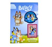 COMERCIAL MERCERA Set de 3 Parches Termoadhesivos Infantiles Bluey, Peppa o Skye de Patrulla Canina, para Ropa de Niños, Camiseta, Mochila o Pantalón, a Elegir (Bluey y Bingo 2)