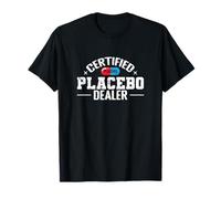 Comerciante Certificado de Placebo Humor Divertido Camiseta