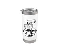 Comerciante de galletas, Hombres y mujeres Hornear Cocinar Pastelería Chef, Panadero Vaso térmico de acero inoxidable de doble pared