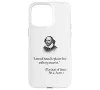 Comerciante de Shakespeare de Venecia: No estoy obligado a complacer Carcasa para iPhone 15 Pro Max