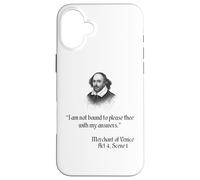 Comerciante de Shakespeare de Venecia: No estoy obligado a complacer Carcasa para iPhone 16 Plus