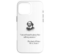 Comerciante de Shakespeare de Venecia: No estoy obligado a complacer Carcasa para iPhone 16 Pro Max
