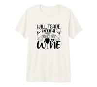 Comerciará Consejos médicos para Vino Divertido Doctor Enfermera Camiseta Premium