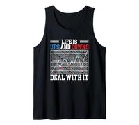 Comercio bursátil Diciendo Que la Vida es altibajos Camiseta sin Mangas