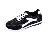 Comercio en el extranjero Plus Size Zapatos de Mujer Primavera/Moda Casual Zapatos Caminar Mujer, Negro , 42 EU