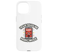 Comercio Fecha límite Modo pánico Divertido Fantasía Hockey Deportes Carcasa para iPhone 15