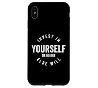 Comercio o inversión para Invertir en ti Mismo Nadie más lo hará Carcasa para iPhone XS MAX
