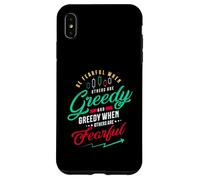 Comercio o inversión para Tener Miedo Cuando Otros Son codiciosos Carcasa para iPhone XS MAX