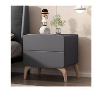 Comerero de cajón nocturno Simple Wood Solid Wood Nightstand Pure Cream Breeze Organizador de almacenamiento de almacenamiento para el hogar Canteros de doble capacidad Mesa de noche (Color: Blanco,