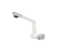 Comet Arona - Grifo con microinterruptor, Color Cromo/Blanco