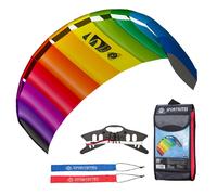 Cometa acrob tica HQ Symphony Beach III 1.8 Rainbow de doble l nea con foil deportivo