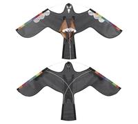 Cometa de ahuyentador - Cometa halcón reflectante colorido, diseño con reflectante, protección para cultivos agrícolas, apto para jardín, patio, granja y campo