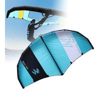Cometa de alas de aluminio de mano, hidroala inflable con diseño de ventana, portátil para surf y carreras, ideal para láminas de ala de viento