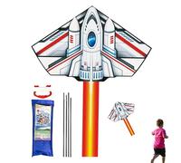 Cometa de ocio, juguete dinámico con mango cómodo - gran cometa de playa de 140 cm | para Principiantes Niños Niñas Actividad Deportiva en Familia