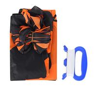 Cometa de Pulpo de una Sola línea, Gran Juguete para Volar al Aire, Color Naranja Manchado, Cometa de 4 Metros con Bolsa de Almacenamiento, diseño sin Marco para niños y Adultos,