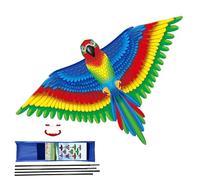 Cometa gigante | Cometa grande portátil de animales con asa y cuerda de 328 pies - Juguetes para niños al aire libre | para adultos, familia, jóvenes, adolescentes, relajación, viajes, parque, patio