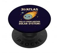 Cometa Interestelar 3I/Atlas | Lindas Estrellas Visitantes Espaciales 2025 PopSockets PopGrip Adhesivo