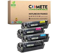 COMETE - Cartucho de tóner compatible con Samsung 506L CLT-K506L CMY506L | Marca Francesa, 1 Negro 3 Color para Samsung CLP-680 CLP-680DW CLP-680ND CLX-6260FD 6260FR CLX-6260FW CLX-6260ND CLX-6260
