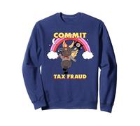 Cometer fraude Fiscal (Divertido y Lindo pequeño Diablo gráfico) Sudadera