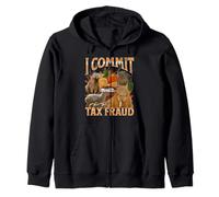 Cometo fraude Fiscal Divertido Capybara Meme Bootleg Y2K Gráfico Sudadera con Capucha