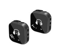 COMETX Auriculares intrauditivos de 5,8 G, sistema inalámbrico de monitoreo intraural, sistema IEM inalámbrico con transmisor receptor automático de paginación profesional para computadora, teléfono,