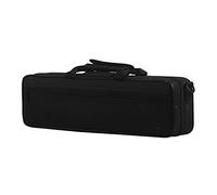COMETX Caja de flauta de 16 agujeros, funda de flauta C, bolsa de concierto, caja de mochila resistente al agua, acolchado de algodón de espuma 600D con correa ajustable para el hombro