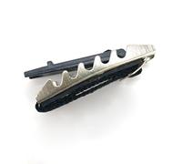 COMETX Cejilla de aleación de aluminio para guitarra, portátil, aleación de aluminio, guitarra folclórica, hebilla dentada, abrazadera de cambio plano para guitarra acústica eléctrica folclórica bajo