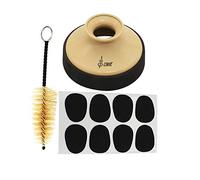 COMETX Cepillo para boquilla de saxofón 3 en 1, kit de accesorios para saxofón que incluye silenciador de saxofón + cepillo para boquilla + almohadillas de parches para boquilla