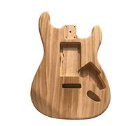 COMETX Cuerpo de barril de guitarra de madera pulida tipo arce eléctrico cuerpo de barril de guitarra eléctrica sin terminar barril de guitarra eléctrica
