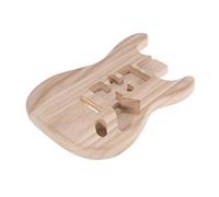 COMETX Cuerpo de guitarra ST01-TM Cuerpo de guitarra hecho a mano sin terminar Candlenut Madera Guitarra Eléctrica Cuerpo Guitarra Barril Piezas de repuesto