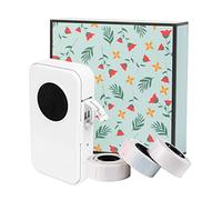 COMETX D35 - Mini impresora térmica de etiquetas de bolsillo, todo en uno, BT Connect, etiqueta adhesiva, bricolaje, fecha, diario, estudio, etiquetado con rollo de etiquetas de 3 piezas, compatible