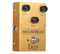 COMETX DELAY - Pedal de efecto de guitarra con 3 perillas de control para guitarra eléctrica con mezcla/retroalimentación/retardo
