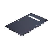COMETX Golpeador para guitarra ST, cubierta de cavidad, placa trasera de 3 capas para Stratocaster Strat guitarra eléctrica de estilo moderno, color negro
