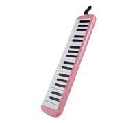 COMETX Instrumentos musicales 37 teclas Melódica Instrumento Melódica Teclado de piano de aire con 2 tubos de soplado suaves 2 boquillas de soplado Melódica Instrumentos de viento con bolsa de