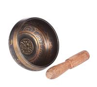 COMETX Nepal - Cuenco tibetano de metal hecho a mano de 2.8 pulgadas, para meditación budista, meditación budista y relajación curativa