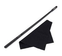 COMETX Palillos de limpieza de flauta, instrumentos de viento de madera, accesorios de limpieza para varilla de limpieza de flauta con paño para flauta