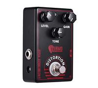 COMETX Pedal de efecto D-4 Pedal de efecto de guitarra de distorsión de alta ganancia, pedal de efecto de estilo británico verdadero con True Bypass para guitarra eléctrica