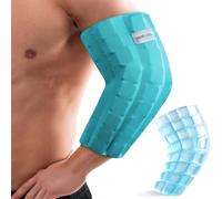 Comfcube Bolsa de hielo para codo para tendinitis y codo de tenis, manga flexible de compresión en frío de 2 horas de larga duración, alivio del dolor para el brazo de golfistas, artritis, lesiones