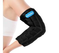 comfcube Bolsa de hielo para codo para tendinitis y codo de tenista, 2 horas de larga duración, compresión en frío, manga envolvente, alivio del dolor para artritis, lesiones, hinchazón, brazo de