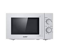 Comfee CMSN 20 si Microondas/Solo Microondas con 5 Niveles de Potencia/Iluminación Interior/Easy Descongelador/Plato giratorio de 360°/Dos Reguladores/20L/700W/Plata